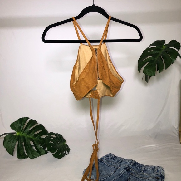 Faux suede boho top - Picture 3 of 3